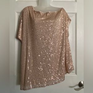 Plus Size sequin top